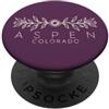 Colorado Aesthetic Aspen, Colorado, Boemia PopSockets PopGrip Adesivo