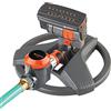 Gardena ZoomMaxx - Irrigatore su Base a Slitta con Timer per Acqua