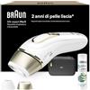 Braun Silk·Expert Pro 5 Epilatore Luce Pulsata, 2 Testine, Gel, PL5140 Oro