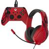 Turtle Beach Rematch Wired Controller & Airlite Wired Headset Bundle (Spirit Red) /Xbox X