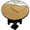 La Douchette Magique Bonde lavabo decorate Design Cuore su Sabbia - Tappo XXL 62 mm - per lavabo standard con chiusura lampo.