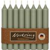 Nordring 8 candele verde muschio, 2,2 x 18 cm di altezza