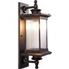 FanXus Lampada da Parete per fienile Quadrato Esterno Europeo Lampada da Parete Esterna Impermeabile Antipioggia Vintage con Paralume in Vetro WallSconce Retro Antique Outdoor Villa Portico Lanterna