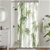 Uiiooazy Tenda da Doccia Antimuffa 90x180cm Verde Salvia Bambù Spa Zen