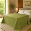 Generico FORTE - Gran Foulard per Divano Telo Copridivano in Tessuto Misto Cotone (250x280) Telo Copritutto Perfetto come Coperta Copriletto Leggero Tinta Unita (Verde Mela)