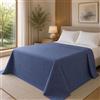 Generico FORTE - Gran Foulard per Divano Telo Copridivano in Tessuto Misto Cotone (250x280) Telo Copritutto Perfetto come Coperta Copriletto Leggero Tinta Unita (Antracite)