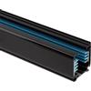 LEDKIA LIGHTING LEDKIA Binario Trifase Alluminio per Faretti LED 1 Metro Nero