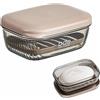 WANGENPING Portasapone da viaggio, portasapone con scarico, portasapone da viaggio, impermeabile, facile da pulire, portasapone da viaggio, contenitore per sapone, per bagno, viaggi, bagno
