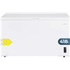 Cecotec Congelatore Orizzontale 418L Bolero CoolMarket Chest 418P White D. Cestello con Maniglie, Controllo Elettronico LED, Ruote, Basso Consumo, UltraContact D-Cool, Dual Function, Porta ZeroG
