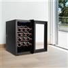 DSYOGX - Frigorifero per bevande, frigorifero per bottiglie con temperatura regolabile, frigorifero per vino, gestione della cantina controllata da 25 a 20 °C (18 bottiglie)