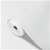 GHIBFBT Carta da parati autoadesiva, 50 cm x 10 m, impermeabile, resistente all'umidità, tinta unita, per pareti, porte, mobili, cucina (bianco, 50 x 1000 cm)