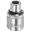 QUARKZMAN Dado 12 Punti Attacco 3/8 6mm Metrico Basso Cr-V Acciaio Cromato | Con Manicotto Ribaltabile, Per Serrare Dadi E Bulloni, Per Riparazioni Auto E Casa
