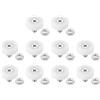 PATIKIL 10pz Rulli per Cassetti 19mm Puleggia Cassetto Plastica Cuscinetto | Ruote Ricambio Piccola Puleggia, con Dado