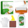 HA BIN Rullo per Pittura Bianca, 500g Spazzola Rotolare di Riparazione Murale, 2 in 1 Roller Paint, Piccola Spazzola di Riparazione Parete a Rullo, per Riparare Macchie e Pareti Danneggiate