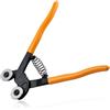 LEONTOOL Pinza per piastrelle in vetro da 7,4 pollici, pinza per mosaico in metallo duro ad alte prestazioni e pinza per piastrelle in ceramica HD, presa morbida, strumento manuale per mosaico in