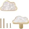MOROBOR Pomelli decorativi per armadietti da cucina, confezione da 2 pomelli creativi per cassettiere, cassetti, mobili, armadietti, porte, maniglie a foro singolo, in lega di zinco, accessori per