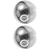 VANZACK Paralume Globo in Vetro G9 2 Pezzi Fumo per Lampade Sospese
