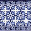 Cerames Piastrelle Mosaico Messicane Mariposa - 30 ceramiche mattonelle messicane decorative per bagno, doccia, scale, parete posteriore della cucina | Tessere mosaico ceramica 10,5x10,5 cm