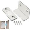 Generisch Chiusura magnetica per porta 'armadio, 2 pezzi, autoadesiva, ultra sottile, chiusura magnetica senza foratura, per armadietti, cassetti, casa, negozi