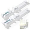 chituodian Supporto per Pannello Forato Portautensili, Supporto Elementi Fissaggio 2 pcs Pannello Porta Attrezzi da Parete Regolabili, Supporti Pannelli Porta Attrezzi da Parete per Della Scrivania
