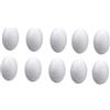 Hisxrcal Uova di Schiuma, Uova di Polistirolo, Uova di Pasqua, Uova Finte per Dipingere E Decorare L'asilo, 10 Pezzi 15 Cm