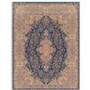 By Suardi Tappeto Orientale KIRMAN AZZURRO Antiscivolo Stampa Digitale Linea Emozioni D'Oriente Ideale per Soggiorno Camera (74x150)