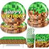 Sunshine smile Set di stoviglie per feste di compleanno per bambini, 61 pezzi, con piatti, bicchieri, tovaglioli, stoviglie per 10 ospiti