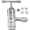 KIMISS Macchina per Pasta, Pasta Manuale in Acciaio Inossidabile per Tagliatelle Nudelpresse Dreh Pressa per Casalinga con 5 Spaghetti