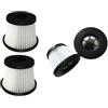 Generico FMNian 4 Pezzi Aspirapolvere Filtro HEPA Per Ariete 2767 2763 BK/RD Cordless Cyclonic Handheld