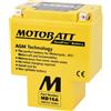 MOTOBATT - Batteria Moto AGM MB16A | 12V 19.0Ah 220CCA | Sigillata Attivata in Fabbrica | Compatibile con HYB16A-A, HYB16A-AB | Compatibile con Honda, Yamaha, Kawasaki, Suzuki, BMW e tutti
