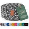 #DoYourYoga cuscino rotondo per yoga 30cm x 15cm | bianco-nero | fodera lavabile | riempito con gusci di grano saraceno biologico (KBA) | cuscino yoga per Yin Yoga e Meditazione