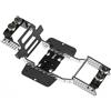 RampCrab Kit telaio in fibra di carbonio per SCX24, slitta angolare 7°, kit telaio LCG per Axial SCX24 C10, JLU, Bronco, Deadbolt, Silvery