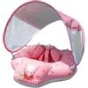 Generico Galleggiante Neonatis Piscina, 52X58CM Galleggiante Neonatis con Tettuccio