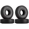 KINGCOO 4 pneumatici in gomma Comp Pins Multi Terrainrad 65 x 19 mm per 1/18 1/24 RC Crawler Auto per Axial AX24 SCX24 FMS FCX24 FCX18 TRX4M 90081 UTB18