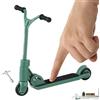 Generico Monopattino Da Ditos | Monopattino Professionale Con Testa A Y | Skateboard In Miniatura Giocattoli Scorrevoli Fidget | Giocattolo Da Tavolo Pieghevole Per Esercizi Con La Punta Delle Dita (Verde)