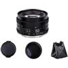 RWGVNGCLZ Compatibile con obiettivi Canon, Nikon, 50 mm F1.7 Prime | Obiettivo primario full frame da 50 mm F1.7, messa a fuoco manuale, struttura in metallo(1SET_EF)