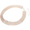 SHERCHPRY Collana Choker Oro Rosa Con Cristalli Multistrato Regolabile Design Unico Per Donna Accessorio Matrimonio Cerimonie Elegante