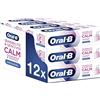 Oral-B Original Calm Sensitivity & Gum dentifricio, confezione da 12 (12 x 75 ml), allevia istantaneamente la sensibilità dei denti e lenisce le gengive, cartone riciclato ecologico