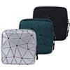 HoaaiGo 3 PCS Borse Portaoggetti per Assorbenti Igienici, Borsa Porta per Tovaglioli Sanitari Mini Donna, Sacchetto di Stoccaggio per Salvaslip con Cerniera Custodia per Tampone Mestruale (Verde Nero Argento)