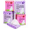 Pixie Cup Pixie Organic Cotton Pad Kit for Girls - Includes 32ct Mini & 24ct Regular Pads with Feminine Wipes - Leak-proof with Wings - Feminine Essentials Refill - Perfect for Teens & Light to Average Flow
