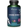Vegavero Calcio, Magnesio e Zinco | Per Ossa, Dolori Articolari, Stanchezza e Sistema Immunitario | Con Trifoglio Rosso | Vegan | Senza Additivi | No OGM | Vegavero®