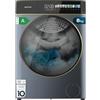 Cecotec Lavasciuga 8-5Kg Carica Frontale Bolero Wash&Dry 85900 Inverter Titanium A. 1400 rpm, 11 Programmi, Motore Inverter Plus, Display FullColor 10,3", Funzioni SteamMax, Stop&Go, Delay Start