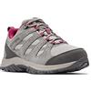 Columbia Redmond 3 Wp, Scarpe da Trekking Basse Donna, Ti Titanium Red Onion, 36 EU