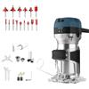 Generic Trim Router, strumento per la lavorazione del legno ad alta potenza da 980 W con set di 15 punte e estrattore di polvere, 6 velocità fino a 33000 giri/min, kit completo professionale