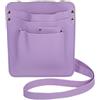 FOMIYES Borsa Porta Attrezzi per Fioristi, Cintura in Pu Viola Regolabile | Organizzatore per Negozi di Fiori e Composizioni, Facile da Portare, Uso Versatile, per Forbici da Potatura