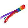 CIM Manica a vento - 100 Rainbow - resistente ai raggi UV e agli agenti atmosferici -. Ø11cm, lunghezza 100 centimetri - tra cui cuscinetto a sfere girevole della clip