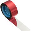 QUARKZMAN Nastro Riflettente per Allontanare Uccelli, 164 Piedi x 0,94 Pollici Nastro Pet Riflettente Nastro Laser Floreale Repellente per Giardino Fattoria Casa, 1 Rotolo, Rosso