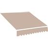 Generico Tessuto Di Ricambio Per Tende Da Sole Telo Di Ricambio Per Tende Parasole Retrattile Telo Per Tende Da Sole 1.50m 2.60m 3.50m 5.80m 6.0m 7.0m Senza Telaio(Khaki,1.5x2.0m)