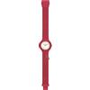 Hip Hop, Collezione Dancing in the Light, Orologio Donna Rouge Red, Cinturino in Silicone Intercambiabile e Regolabile, Ciondolo con Cuore, Cassa 32mm, Movimento al Quarzo, Resistente all'Acqua, Rosso