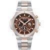 Kenneth Cole New York Orologio cronografo da uomo - Bracciale in acciaio inox, indici audaci, design sofisticato, Marrone - Acciaio inossidabile